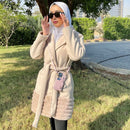 Light Purple Leather Case with Grip, Card Slot and Strap Lanyard - كفر جلد مع مسكة ومحفظة للبطاقات والنقود وخيط سلسة علاقة