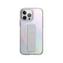 Uniq Hybrid Heldro Mount Series - Iridescent - iPhone 14/14 Plus/14 Pro/14 Pro MAX كفر حماية عالية مع مغناطيس للسيارة ومسكة شريطة وخيط علاقة - يونيك