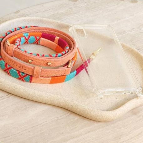 Happy-Nes - The Original Adjustable Phone Strap - Misto Adjustable Strap - With or Without Case - خيط علاقة - صناعة يدوية تركية - يمكنكم اختيار مع كفر او بدون كفر فقط خيط علاقة