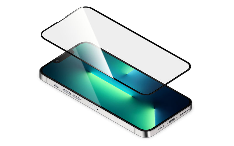 Torrii BODYGLASS Screen Protector Anti-bacterial Coating for iPhone 16 Series - Full Coverage Black - Clear - حماية شاشة شفافة لجميع اطراف الجهاز - توري - مقاومة للخدش والبكتيريا