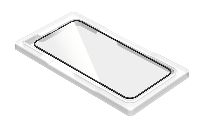 Torrii BODYGLASS Screen Protector Anti-bacterial Coating for iPhone - Full Coverage + Silicon Frame - Clear - حماية شاشة مضاعفة لجميع اطراف الشاشة - توري - مقاومة للخدش والبكتيريا