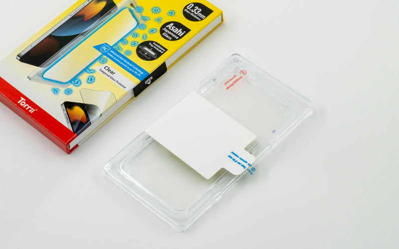 Torrii BODYGLASS Screen Protector Anti-bacterial Coating for iPhone - Clear - حماية شاشة شفافة - توري - مقاومة للخدش والبكتيريا