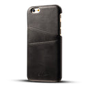 CaseMe Cards Leather Case with Back Card Slot - كفر جلد ومحفظة بطاقات من الخلف