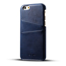 CaseMe Cards Leather Case with Back Card Slot - كفر جلد ومحفظة بطاقات من الخلف