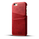 CaseMe Cards Leather Case with Back Card Slot - كفر جلد ومحفظة بطاقات من الخلف