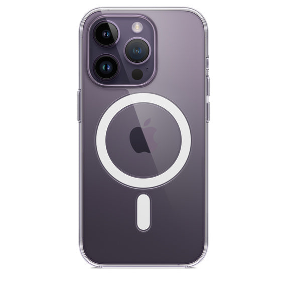 Apple iPhone 14 Pro/Pro MAX Clear Case with MagSafe - كفر ايفون 14برو/14برو ماكس  مع ماجسيف - شفاف