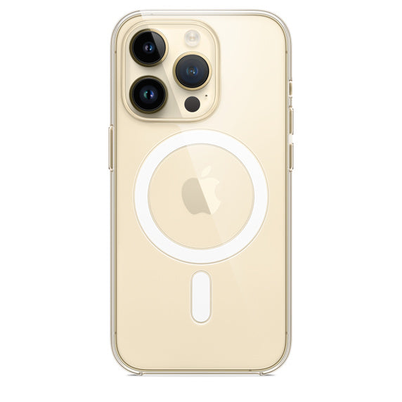 Apple iPhone 14 Pro/Pro MAX Clear Case with MagSafe - كفر ايفون 14برو/14برو ماكس  مع ماجسيف - شفاف