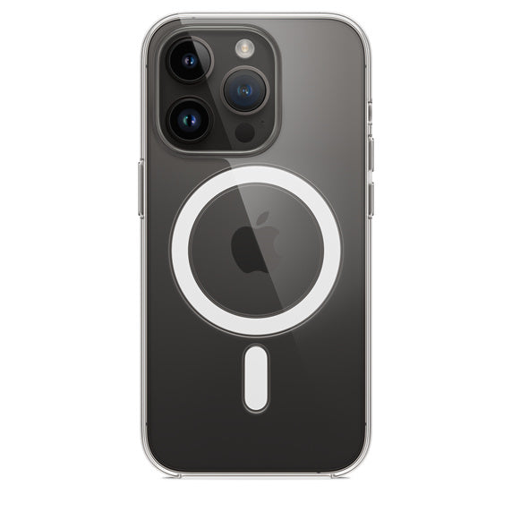 Apple iPhone 14 Pro/Pro MAX Clear Case with MagSafe - كفر ايفون 14برو/14برو ماكس  مع ماجسيف - شفاف
