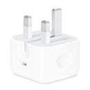 Apple 20W USB-C Power Adapter - شاحن حائط ابل تايب سي - 20 واط - لاجهزة الايفون الحديثة - كفالة 12 شهر