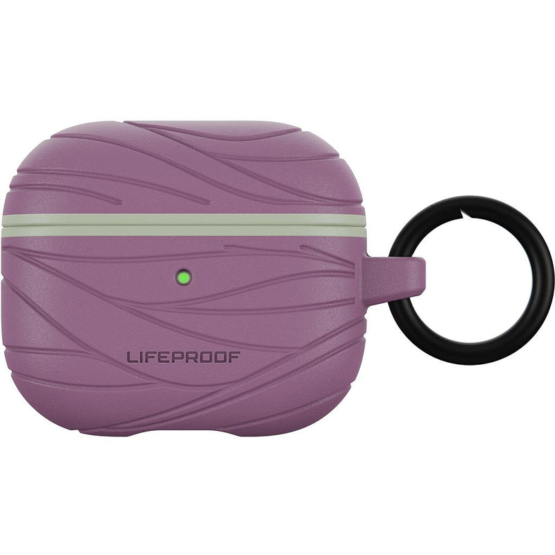 Lifeproof Case for Apple AirPods 3 - Purple - كفر حماية عالية سماعة ابل ايربودز 3 - مع ميدالية علاقة