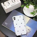 White Small Black Hearts Case