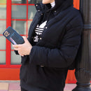 Dark Blue Leather Case with Grip, Card Slot and Stand - كفر جلد مع مسكة ومحفظة للبطاقات وستاند جانبي