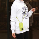 Light Green Case with Card Wallet and Strap Lanyard - كفر جلد مع محفظة للبطاقات وخيط علاقة