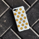 White Smile Faces Case With Ring - كفر مع مسكة خاتم