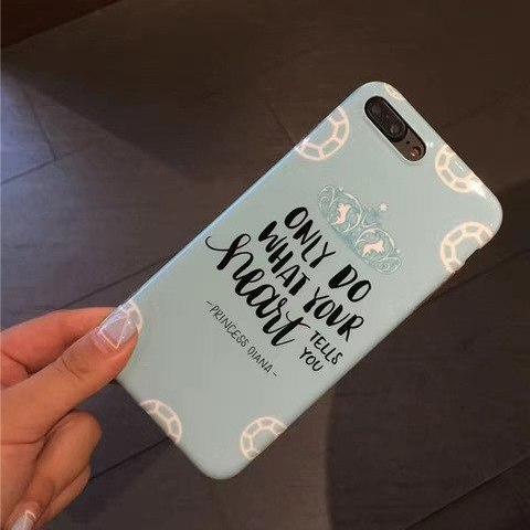 Only Do what your hearts Case - Blue
