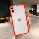 Red Matte Bumper Transparent Phone Case
