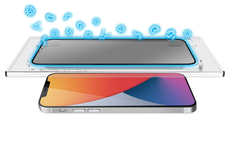 Torrii BODYGLASS (Anti-bacterial) for iPhone 12/12 Pro/12 Pro MAX - Privacy - حماية شاشة خصوصية برايفسي - توري - مقاومة للخدش والبكتيريا