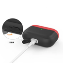AhaStyle Apple AirPods Pro Case - Black / Red - كفر حماية سماعة ابل ايربدوز برو