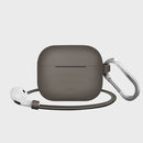 Uniq Vencer Silicone Hang Case - Airpods 3 - 2021 - DARK SAND (BEIGE) - كفر حماية - سماعة ابل ايربودز 3 - 2021 - مع ميدالية وخيط علاقة