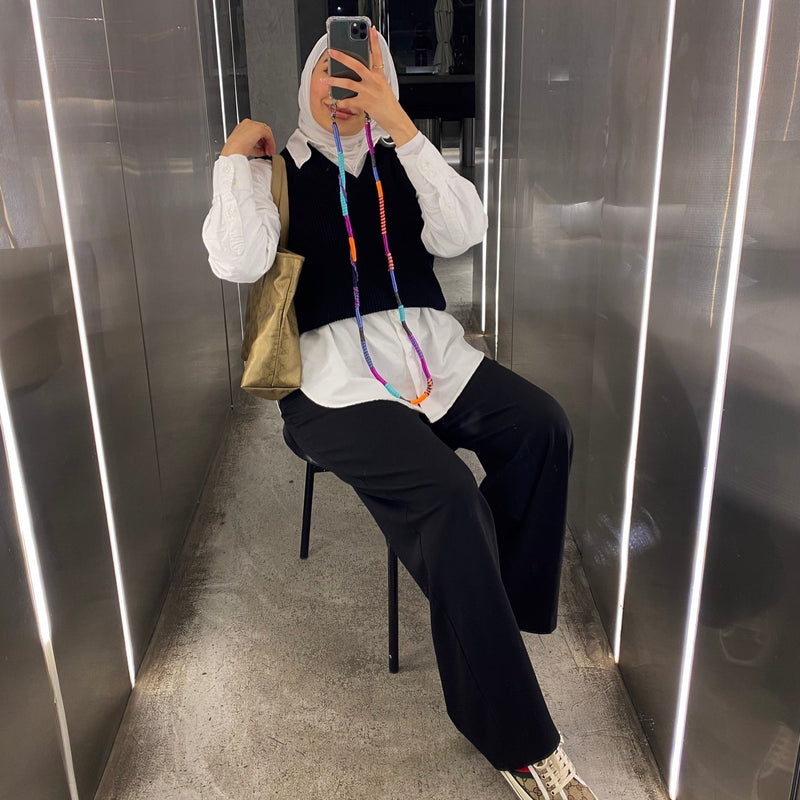 Happy-Nes - Trendy Standard Size Phone Straps - Crazy Summer Strap - With or Without Case - خيط علاقة - صناعة يدوية تركية - يمكنكم اختيار مع كفر او بدون كفر فقط خيط علاقة
