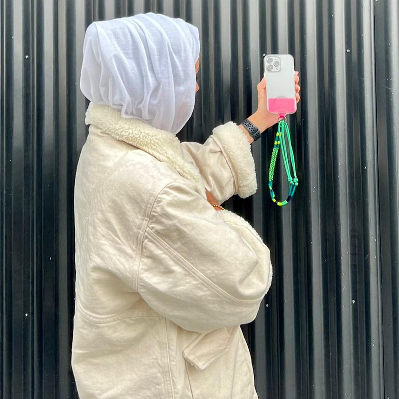 Happy-Nes - Easy Phone Strap - Amazon Adjustable Strap - With or Without Case - خيط علاقة - صناعة يدوية تركية - يمكنكم اختيار مع كفر او بدون كفر فقط خيط علاقة
