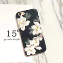 Dark Green Flower Case