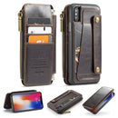 CaseMe 011 - Brown - كفر ومسكة ومحفظة للبطاقات والنقود