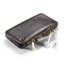 CaseMe 011 - Brown - كفر ومسكة ومحفظة للبطاقات والنقود