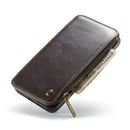 CaseMe 011 - Brown - كفر ومسكة ومحفظة للبطاقات والنقود
