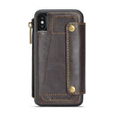 CaseMe 011 - Brown - كفر ومسكة ومحفظة للبطاقات والنقود