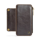 CaseMe 011 - Brown - كفر ومسكة ومحفظة للبطاقات والنقود