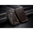 CaseMe 011 - Brown - كفر ومسكة ومحفظة للبطاقات والنقود