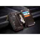 CaseMe 011 - Brown - كفر ومسكة ومحفظة للبطاقات والنقود