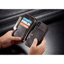 CaseMe 011 - Brown - كفر ومسكة ومحفظة للبطاقات والنقود