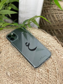 Clear Case with Arabic Alphabet Letter - كفر شفاف مع حرف من اختياركم - سيتم التواصل معكم لتحديد الحرف بعد الطلب