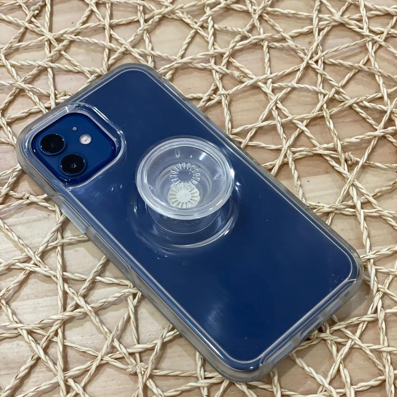 Otterbox Otter+Pop Symmetry Clear Case - Clear - كفر حماية عالية مع مسكة دائرية بوب سوكت - اوتربوكس - شفاف