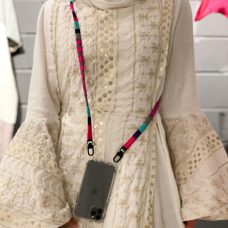 Happy-Nes - The Original Phone Strap - Carumba Strap - With or Without Case - خيط علاقة - صناعة يدوية تركية - يمكنكم اختيار مع كفر او بدون كفر فقط خيط علاقة