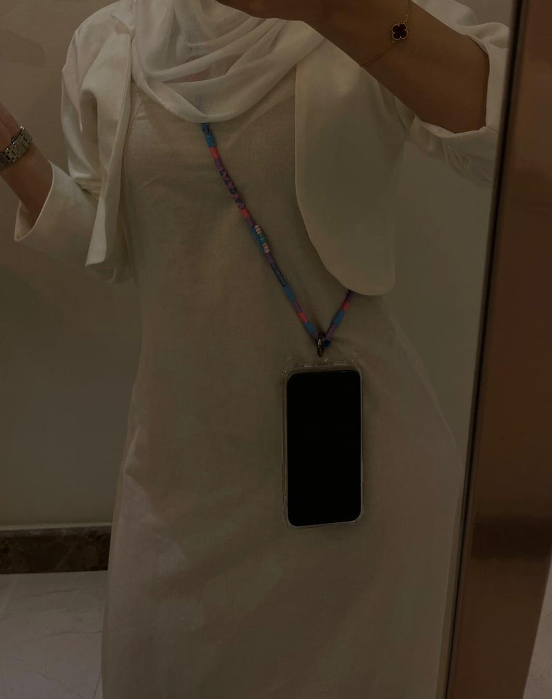 Happy-Nes - Easy Phone Strap - June Adjustable Strap - With or Without Case - خيط علاقة - صناعة يدوية تركية - يمكنكم اختيار مع كفر او بدون كفر فقط خيط علاقة