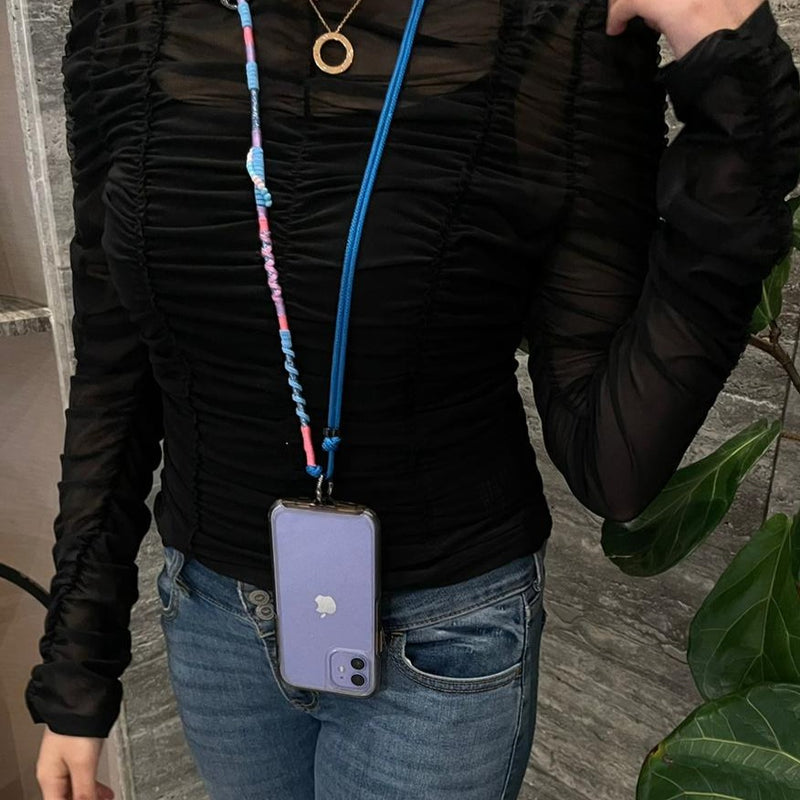 Happy-Nes - Easy Phone Strap - June Adjustable Strap - With or Without Case - خيط علاقة - صناعة يدوية تركية - يمكنكم اختيار مع كفر او بدون كفر فقط خيط علاقة