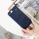 Leather Card Back Case