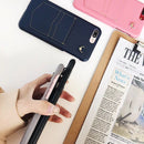 Leather Card Back Case