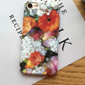 White Orange Flower Case