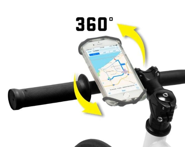 NiteIze Wraptor Rotating Smartphone Bar Mount - Grey - ستاند تثبيت للهاتف - لجميع الاجهزة