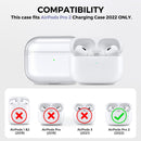 Ahastyle Transparent TPU Case - Apple AirPods Pro 2/3 - Clear - كفر حماية مع ستراب - سماعة ابل ايربودز برو  3/2