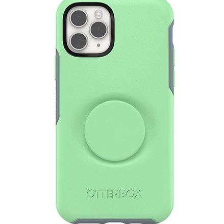 OtterBox Symmetry Otter + Pop - Mint to Be - Light Green [V] - كفر حماية عالية - اوتربوكس - مع مسكة بوب سوكت دائرية