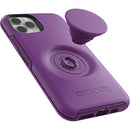 OtterBox Symmetry Otter + Pop - Lollipop - Purple [V] - كفر حماية عالية - اوتربوكس - مع مسكة بوب سوكت دائرية