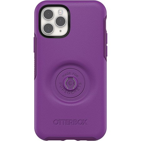 OtterBox Symmetry Otter + Pop - Lollipop - Purple [V] - كفر حماية عالية - اوتربوكس - مع مسكة بوب سوكت دائرية