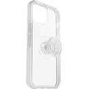 Otterbox Otter+Pop Symmetry Clear Case - Clear - كفر حماية عالية مع مسكة دائرية بوب سوكت - اوتربوكس - شفاف