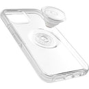 Otterbox Otter+Pop Symmetry Clear Case - Clear - كفر حماية عالية مع مسكة دائرية بوب سوكت - اوتربوكس - شفاف