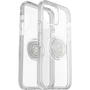 Otterbox Otter+Pop Symmetry Clear Case - Clear - كفر حماية عالية مع مسكة دائرية بوب سوكت - اوتربوكس - شفاف